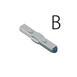 柄付ゴム印 連結式 アルファベット ゴシック体　4号　単品 柄付ゴム印連結式単品　英字ゴシック体4号　B