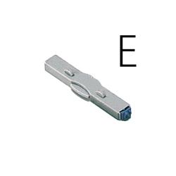 柄付ゴム印 連結式 アルファベット ゴシック体　2号　単品 柄付ゴム印連結式単品　英字ゴシック体2号　E