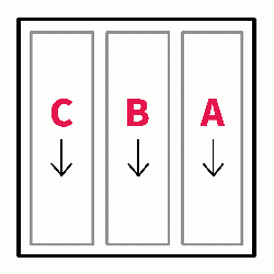 社印(21×21mm)  MDF【別注ゴム印】　 3行タイプ