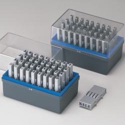 柄付ゴム印 連結式 アルファベット 明朝体　4号　単品_2