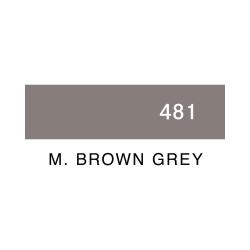 Artline 水彩色鉛筆 LIBERIO 黒・灰系 M. BROWN GREY