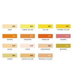 Artline 色鉛筆 LIBERIO 黄・オレンジ系_2