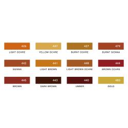 Artline 水彩色鉛筆 LIBERIO 茶・黄土系_2