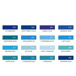 Artline 水彩色鉛筆 LIBERIO 青系_2