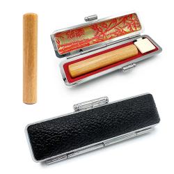 印鑑 楓 認印 12.0ミリ 黒ケース