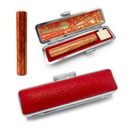 印鑑 彩樺 実印 12.0ミリ 赤ケース