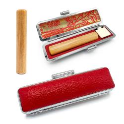 印鑑 楓 銀行印 12.0ミリ 赤ケース