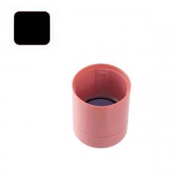 データーネームEX15号 コーラルピンク キャップ 黒