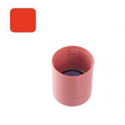 データーネームEX15号 コーラルピンク キャップ 朱色