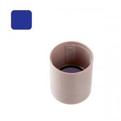 データーネームEX15号 サンドベージュ キャップ 藍色