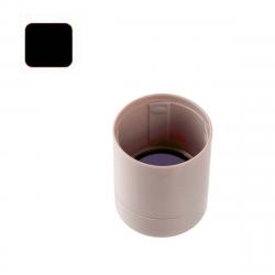 データーネームEX15号 サンドベージュ キャップ 黒