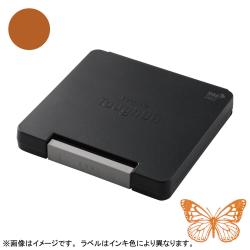 シャチハタ　スタンプ台 タフダ　記念スタンプ用 琥珀色(こはくいろ)