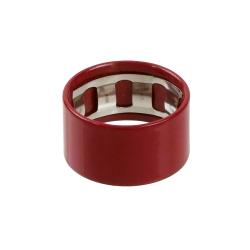 ネームペンキャップレスS化粧リング 赤
