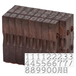 連結数字スタンプ 月日 連結数字スタンプ　月日A