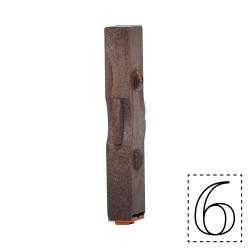 連結数字スタンプ 月日 単品 月日A　6