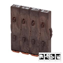 連結数字スタンプ フレーム 追加用 フレームA　4本セット①