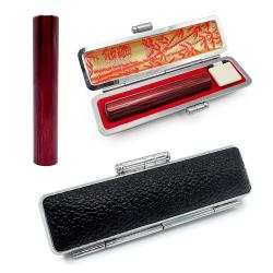 印鑑 アグニ 銀行印 12.0ミリ 黒ケース