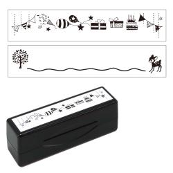 ファインカラースタンパー両面ラインスタンプ 4.パーティーとバンビ