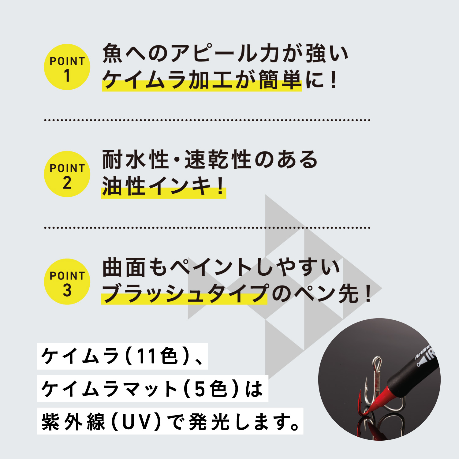 Artline IREGUI MARKER イレグイマーカーケイムラマットセット_4