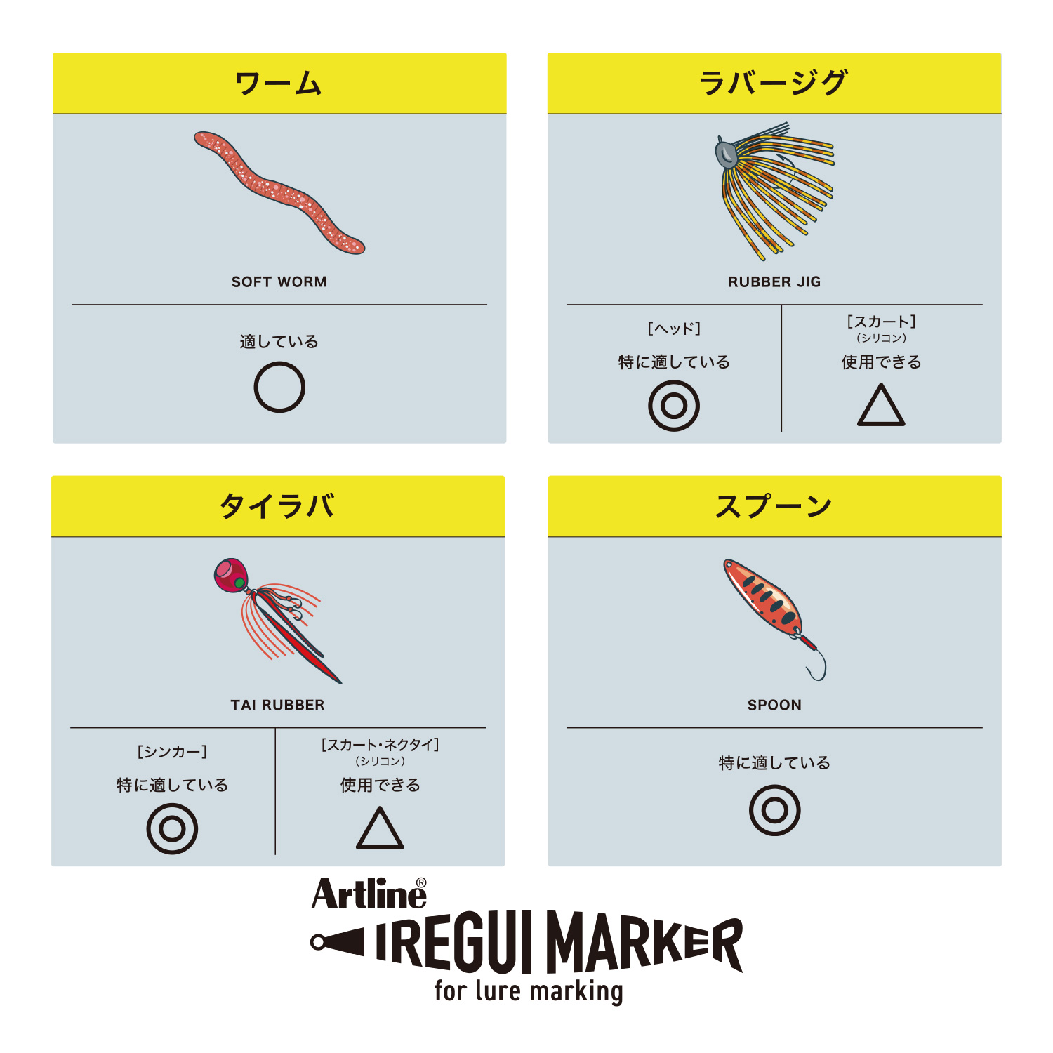 Artline IREGUI MARKER イレグイマーカーケイムラマットセット_10