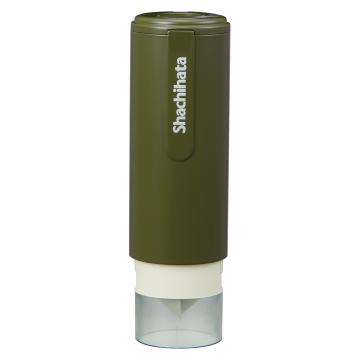 シャチハタ ネーム9 着せ替えパーツ キャップレスホルダー カフェカラー オリーブ