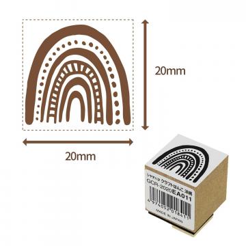シャチハタ クラフトはんこ 洋柄 洋柄 20×20mm 011