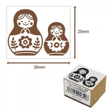 シャチハタ クラフトはんこ 洋柄 洋柄 25×30mm 005