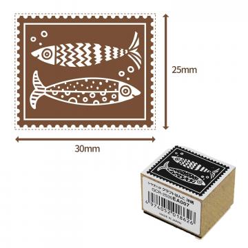 シャチハタ クラフトはんこ 洋柄 洋柄 25×30mm 007