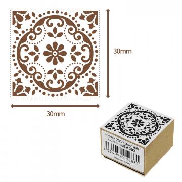 シャチハタ クラフトはんこ 洋柄 洋柄 30×30mm 003