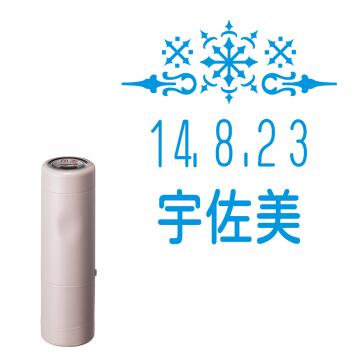 日付印 イラストデーターネームEX15号 キャップ式 サンドベージュ【別注品】 RP015