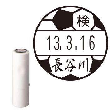 日付印 イラストデーターネームEX15号 キャップ式 アイボリー【別注品】 AD2