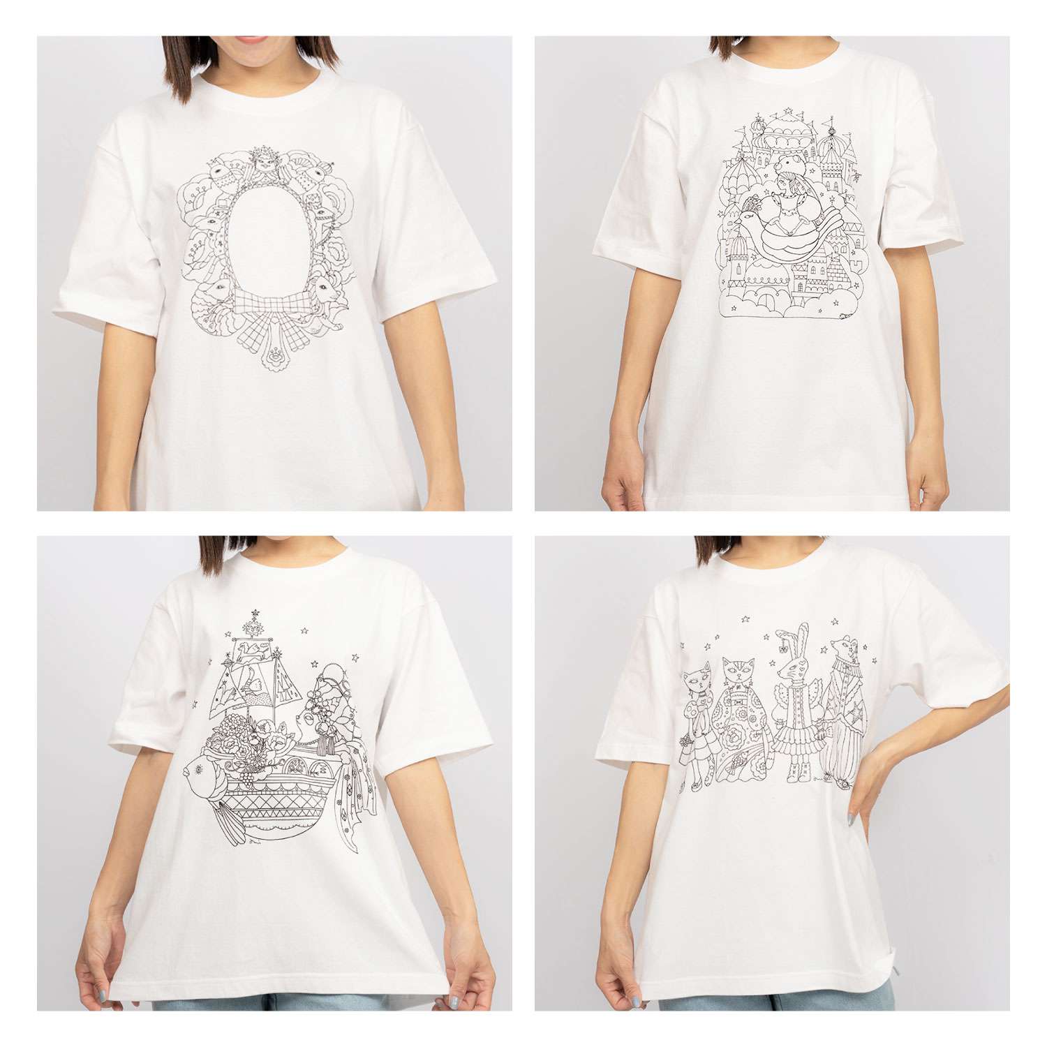 オリジナル塗り絵Tシャツ_5