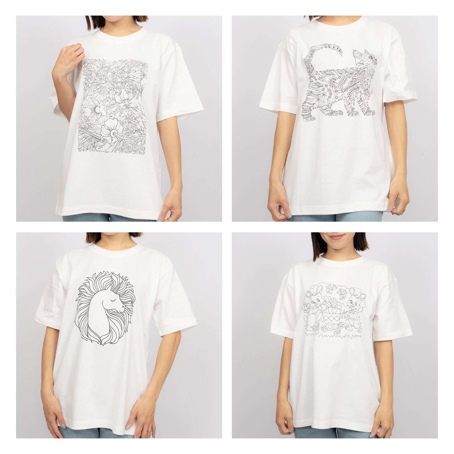 アートラインdeco　オリジナル塗り絵Tシャツ_6