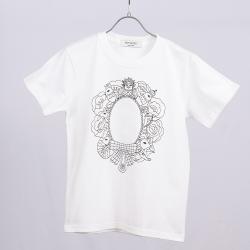 オリジナル塗り絵Tシャツ Mirror　M