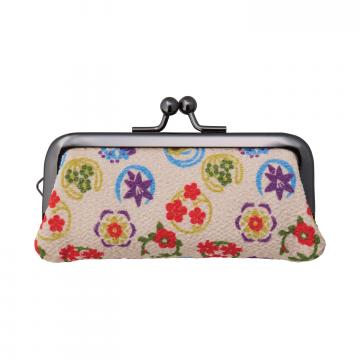 シャチハタ　印鑑ケース　お財布タイプ横入 14.毬花柄