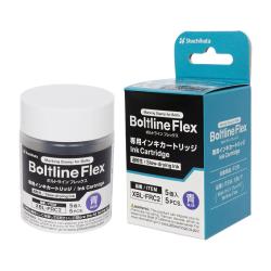 ボルトライン フレックス用 インキカートリッジ 5個パック					 青