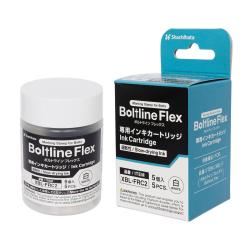 ボルトライン フレックス用 インキカートリッジ 5個パック					 白