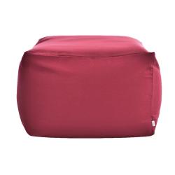 ビーズクッション キューブLサイズ 日本製 「座ればだれでもダメになるクッション・・・」 65×65×43cm アースカラー レッド