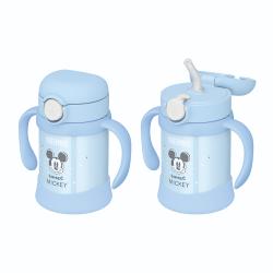 サーモス THERMOS まほうびんのベビーストローマグ 250ml 水筒 保冷専用 お手入れ簡単 ディズニー 交換用ストロー付 250ml/パステルブルー