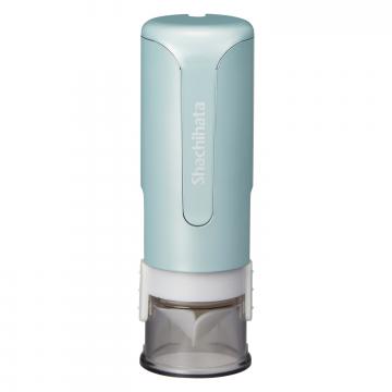 シャチハタ キャップレス9 スパークリングクリアカラー【別注品】 モヒートブルー