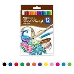 Artline アートライン SUPREME Brush Pen シュプリーム ブラッシュペン Artline SUPREME Brush Pen 12色セット