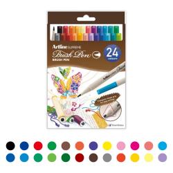 Artline アートライン SUPREME Brush Pen シュプリーム ブラッシュペン Artline SUPREME Brush Pen 24色セット