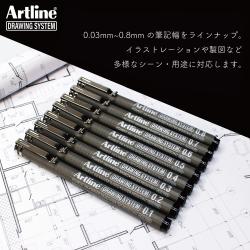 Artline アートライン ドローイングシステムN　4本セット_5