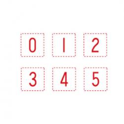 差替既製文字 18級各種セット 18級 数字セット