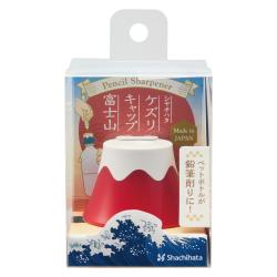 ケズリキャップ　富士山 赤