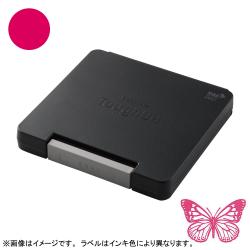 シャチハタ　スタンプ台 タフダ　記念スタンプ用 牡丹色(ぼたんいろ)