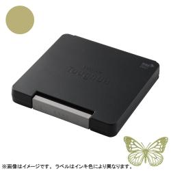 シャチハタ　スタンプ台 タフダ　記念スタンプ用 朽葉色(くちばいろ)