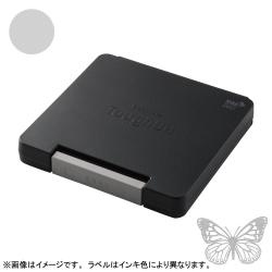 シャチハタ　スタンプ台 タフダ　記念スタンプ用 銀鼠色(ぎんねずいろ)