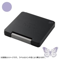 シャチハタ　スタンプ台 タフダ　記念スタンプ用 藤色(ふじいろ)