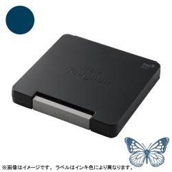 シャチハタ　スタンプ台 タフダ　記念スタンプ用 紺青色(こんじょういろ)